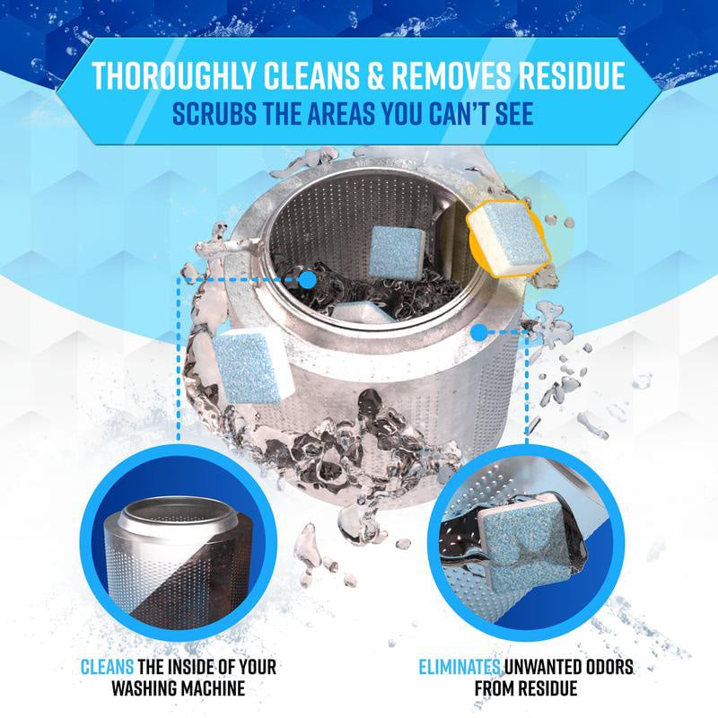 Eco-Friendly Washing Machine Cleaner Tablets