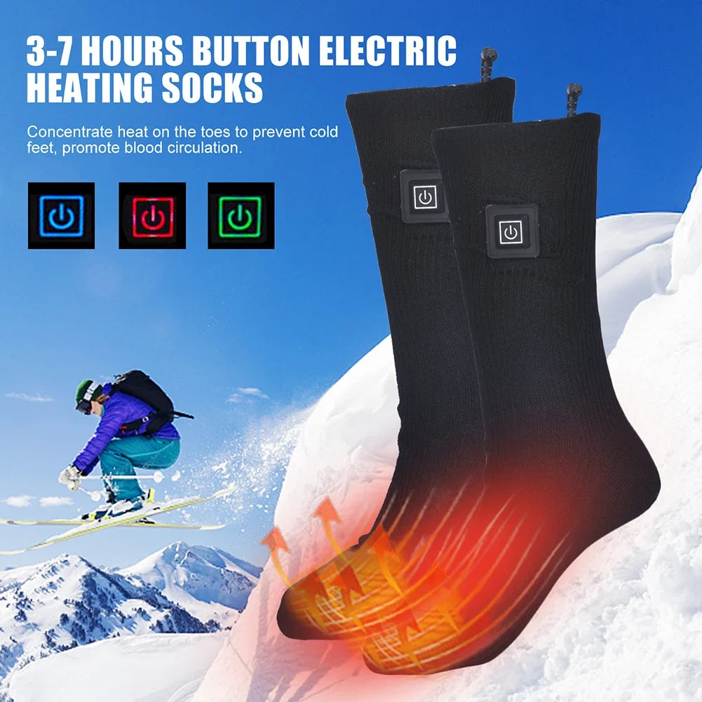 ThermaStep™ - USB Rechargeable Electric Heated Socks for Outdoors