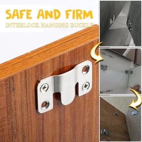 Stainless Steel Interlocking Hanging Buckle
