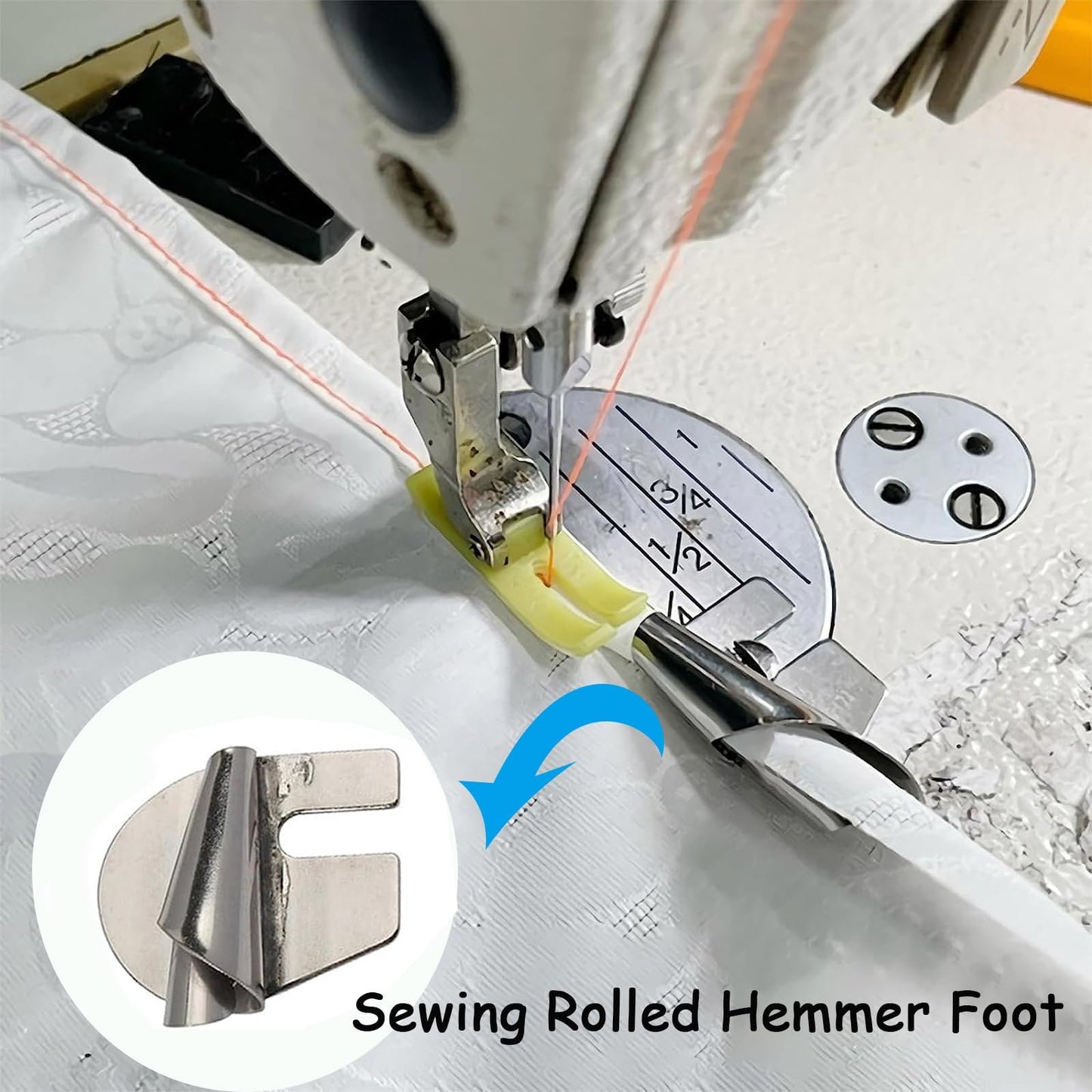 HeelMaster™ - Precision Edge Hemming Foot for Clean Finishes
