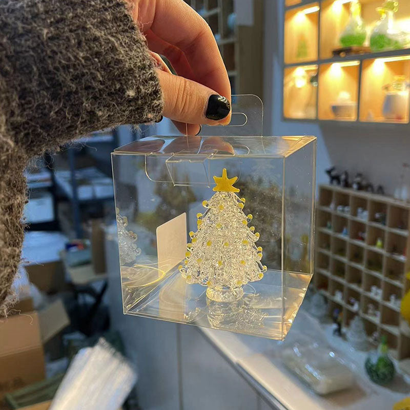 HolidayGlow™ - Creative Glass Christmas Ornaments for Festive Decor