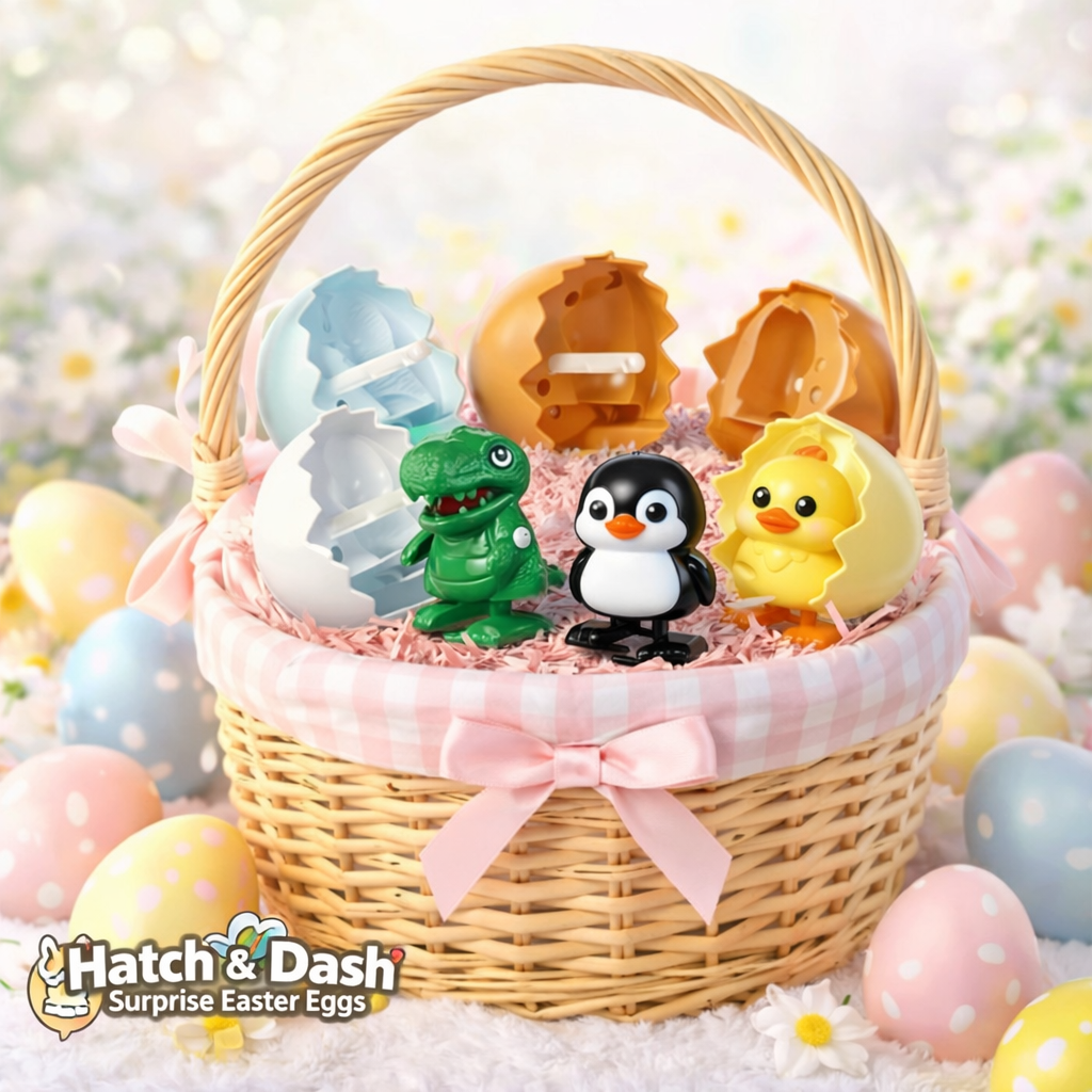 HatchWhirl - Endless Easter Fun with Magical Wind-Up Animal Races
