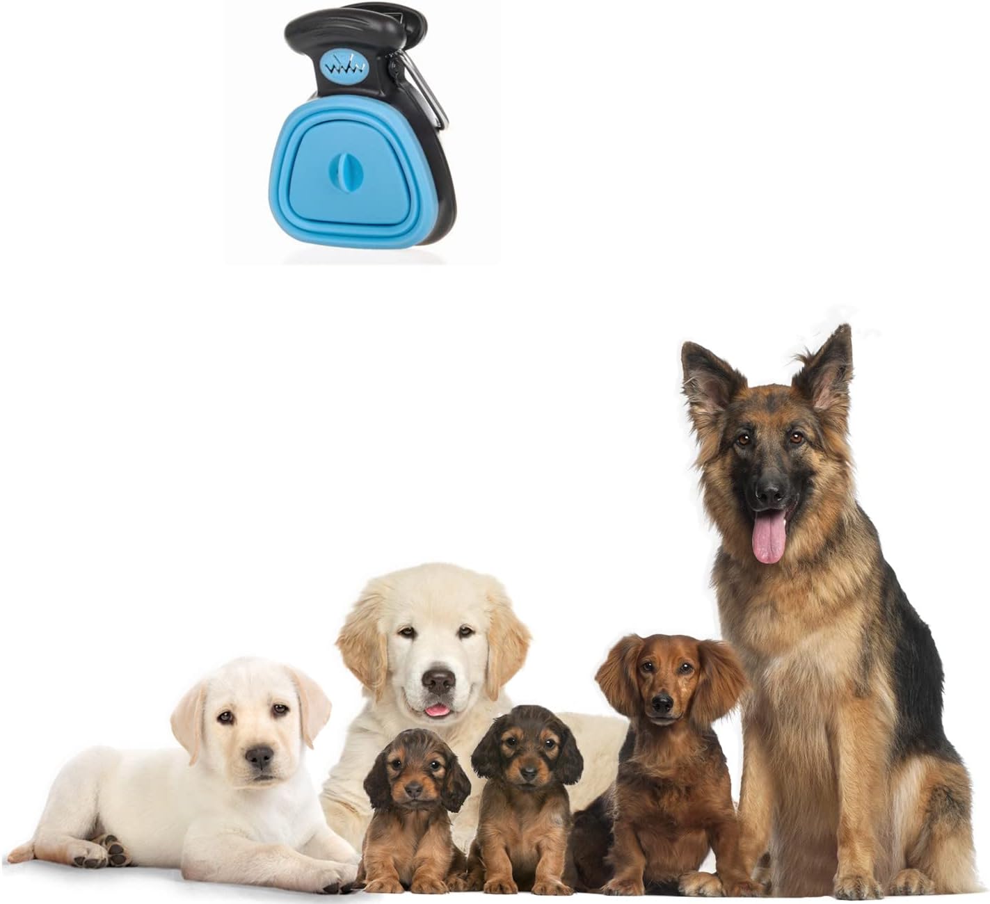 Durable Dog Scoop and Waste Bag Holder Set