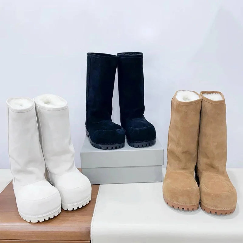Chunky Platform Ankle Boots