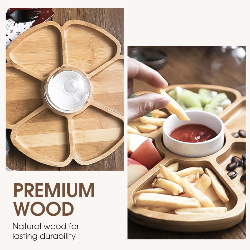 SnackEase™ - Detachable Divided Serving Tray for Snacks