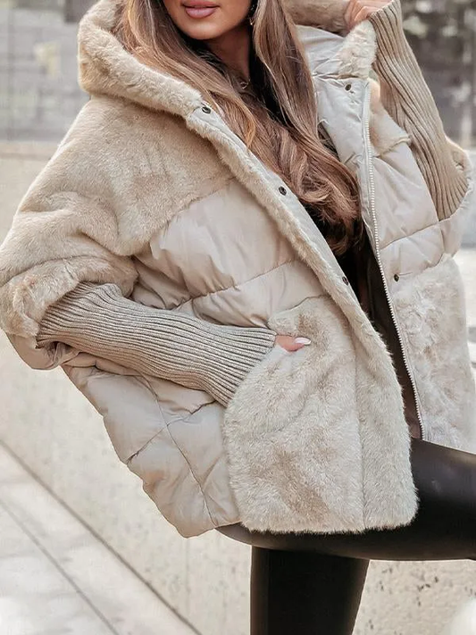 Casual Lined Hooded Jacket for Women