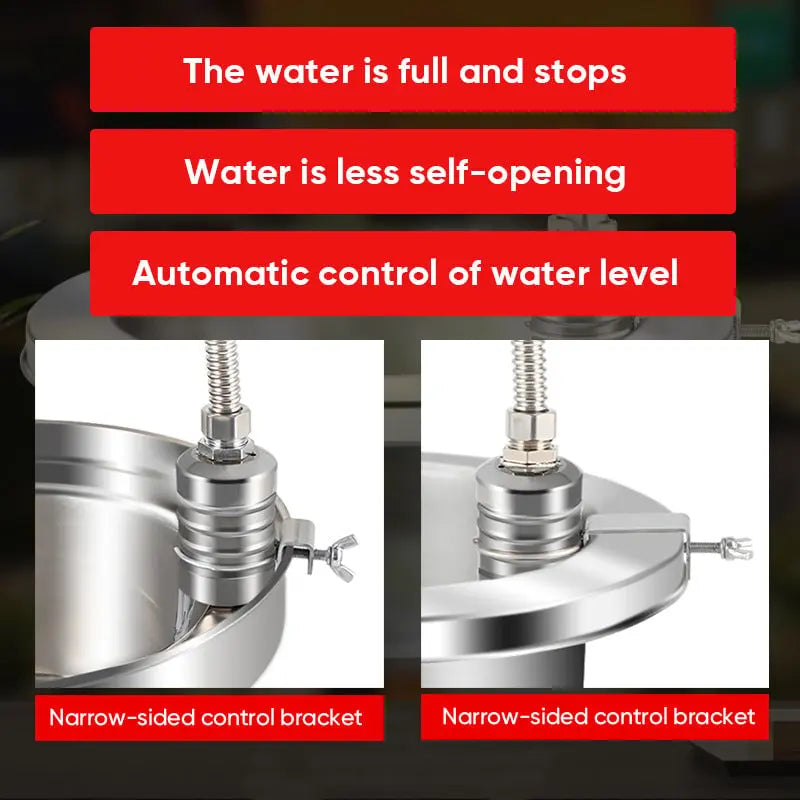 AutoFlow™ - Stainless Steel Mini Float Valve for Water Control