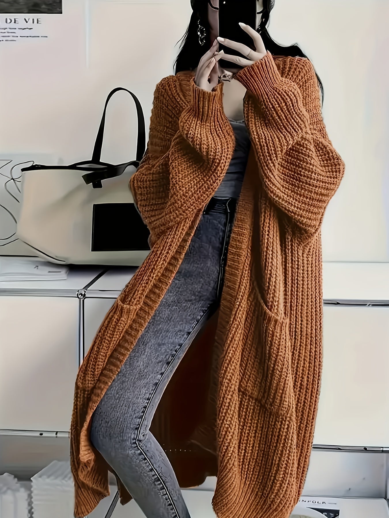 Cozy Belted Knit Cardigan for Women