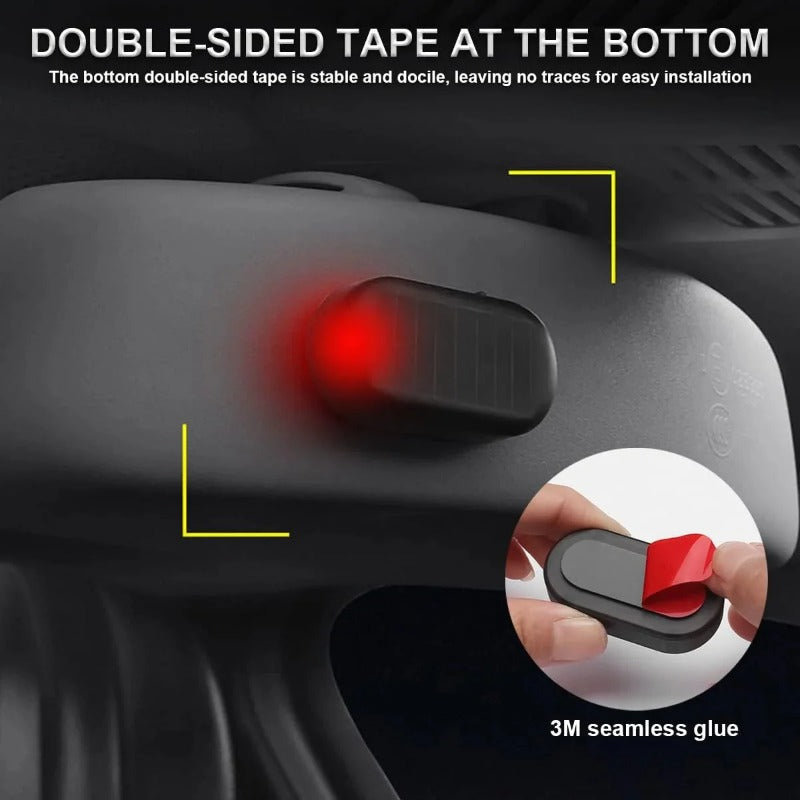 Solar-Powered Car Alarm Security Light