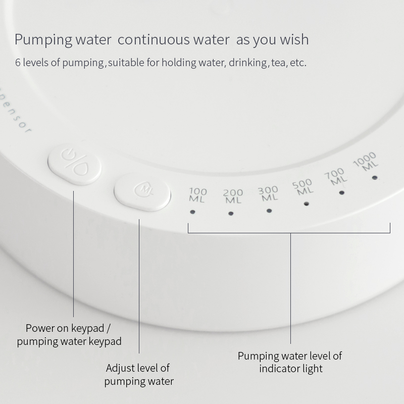 Sleek Intelligent Tabletop Water Dispenser
