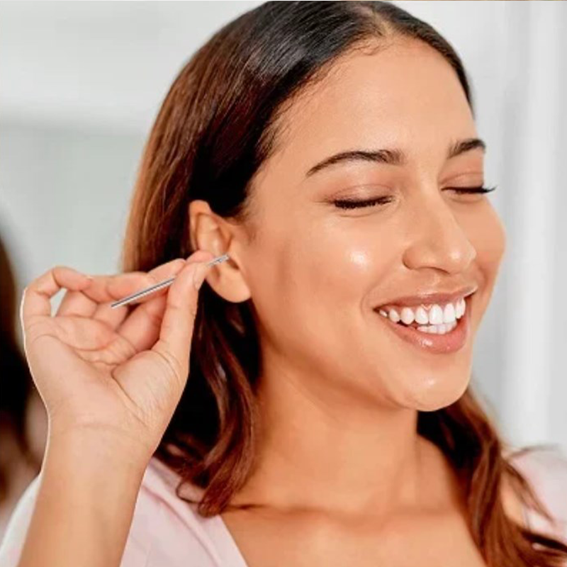 Portable Stainless Steel Ear Pick Set with Spiral Tools