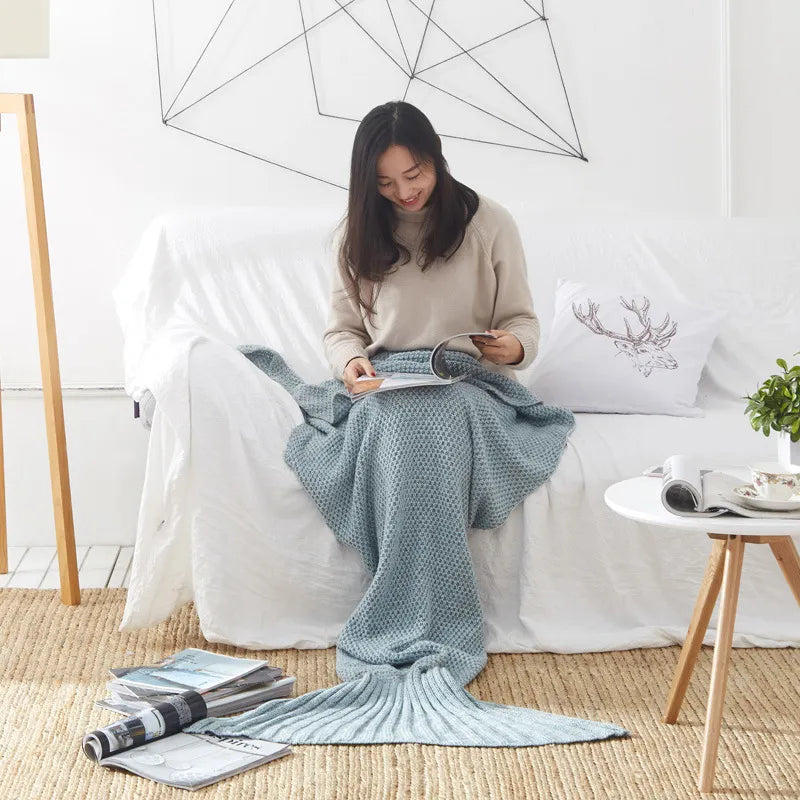 MermaidDream™ - Cozy Kids’ Mermaid Blanket
