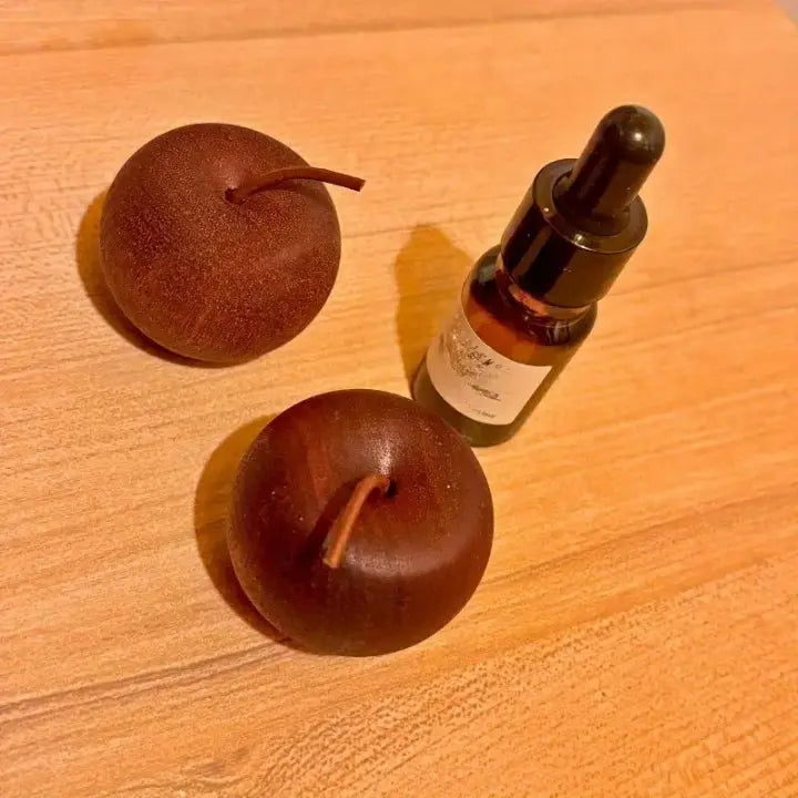 AromaApple™ - Handcrafted Wooden Essential Oil Diffuser Set
