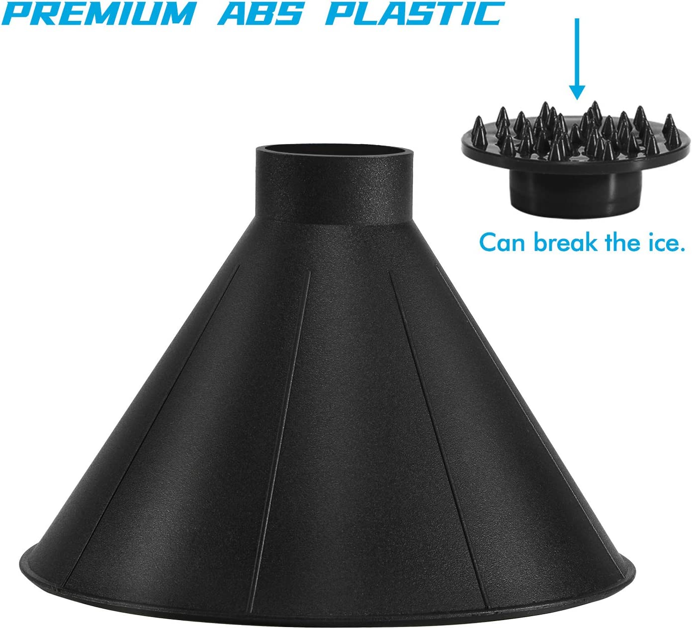 Ergonomic Winter Ice Scraper for Car Windshields