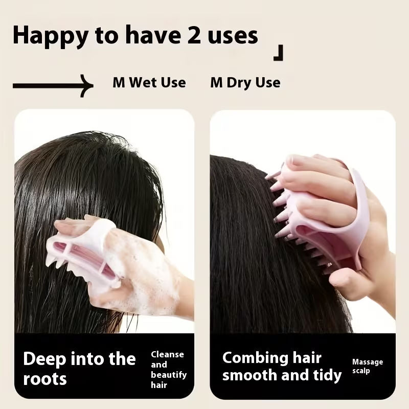 ScalpEase™ - Silicone Scalp Massager for Refresh & Relaxation