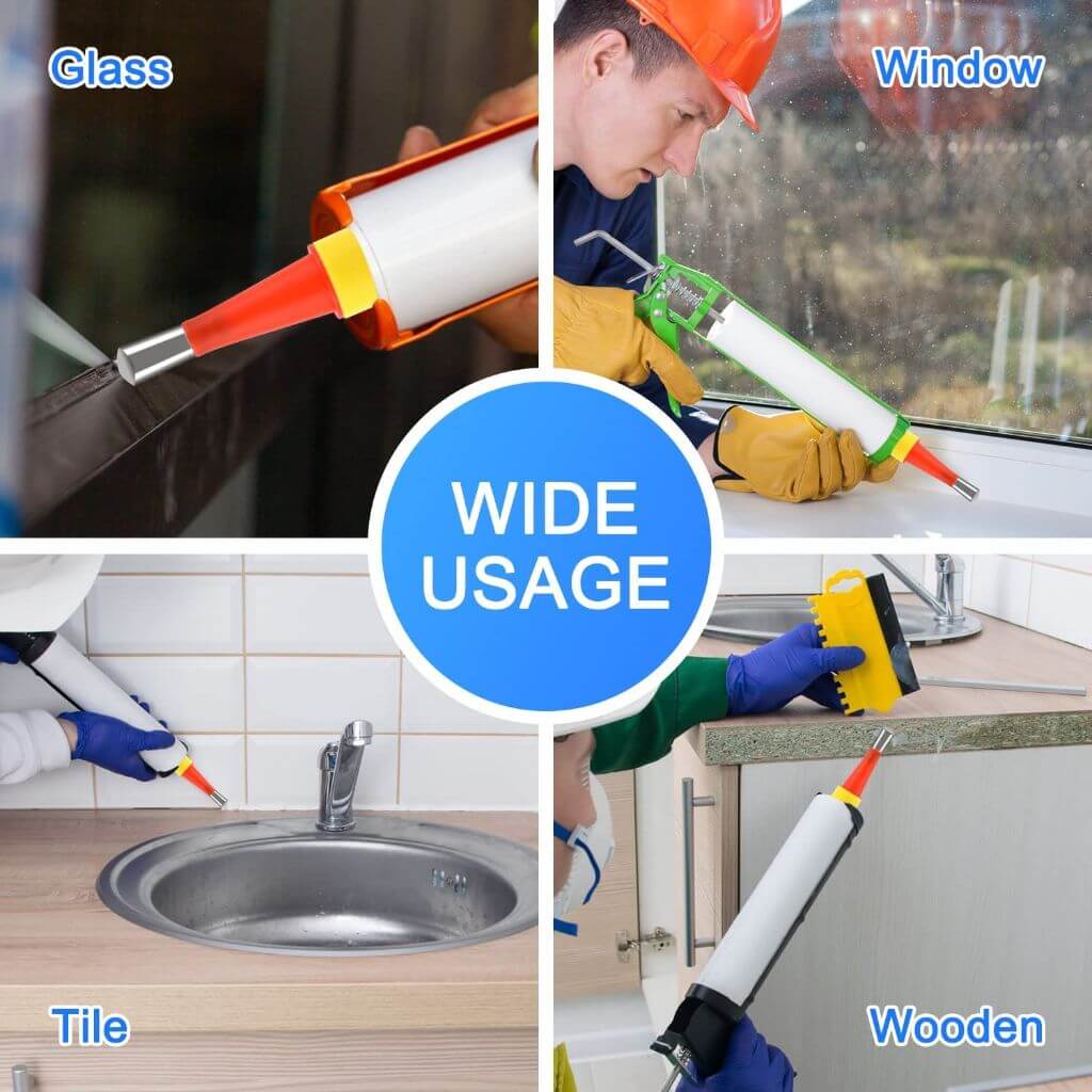 Professional Mess-Free Caulking Tool for Precise Sealant Application