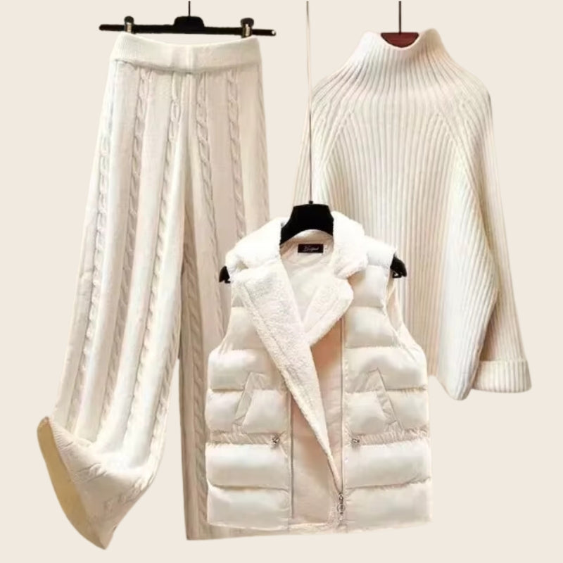 Elegant Knit Two-Piece Set