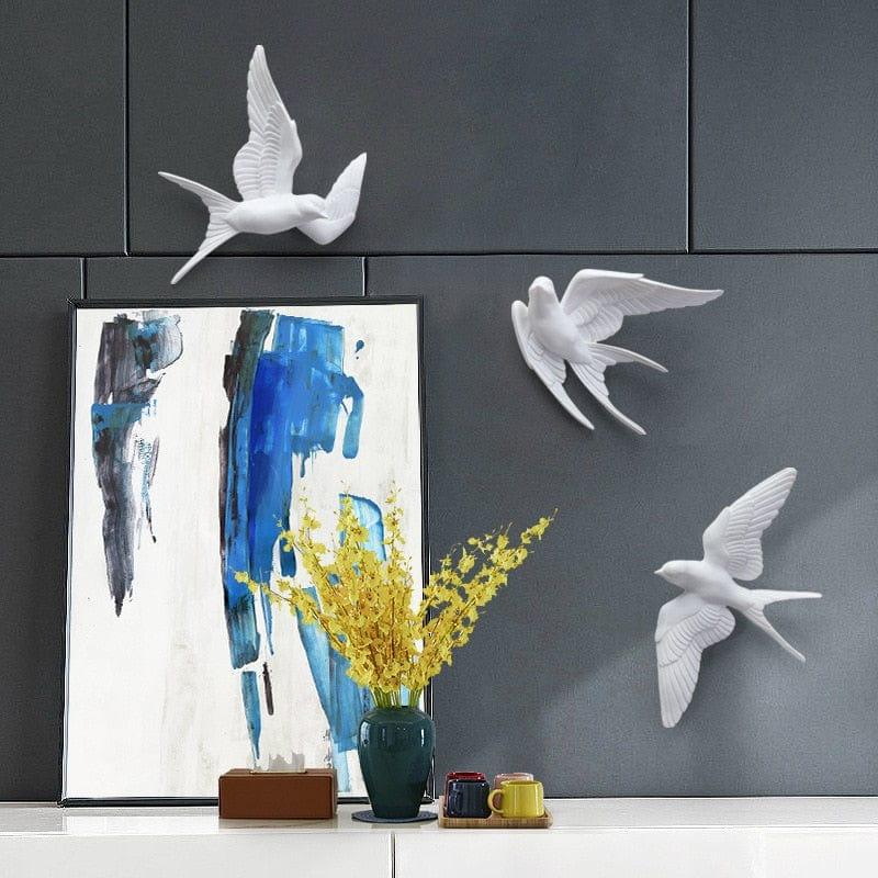 Textured Birds Eye Wall Art Decor