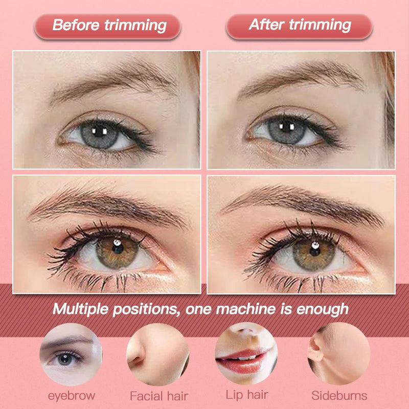 GlamEase™ Precision Eyebrow Epilator for Smooth Brows