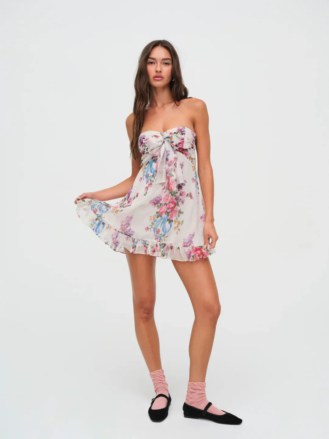 Flowing Floral Bohemian Maxi Dress