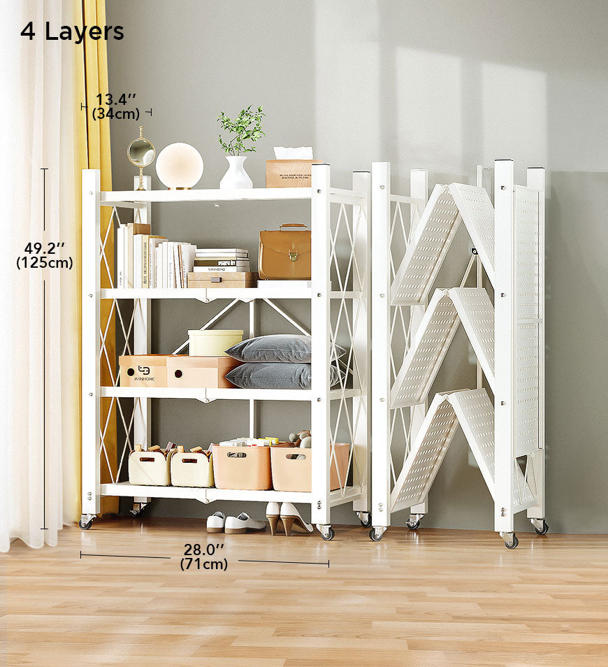 Joybos™ - Heavy Duty Foldable Metal Organizer Shelves with Wheels