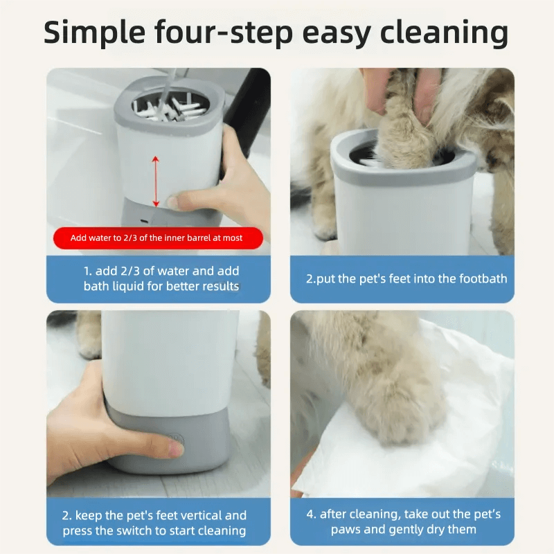 PawPure™ - Gentle Pet Foot Washing Cup for Easy Cleanups