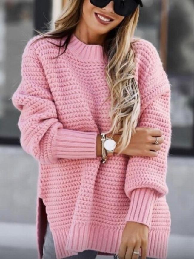 Cozy Knitted Sweater with Elegant Fit