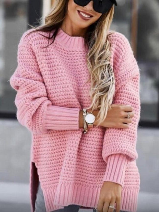 Cozy Knitted Sweater with Elegant Fit