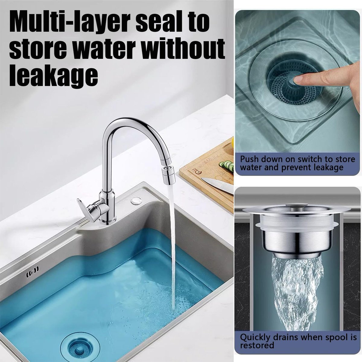HydraFlow Drain Cleaner for Clogged Pipes and Slow Drains