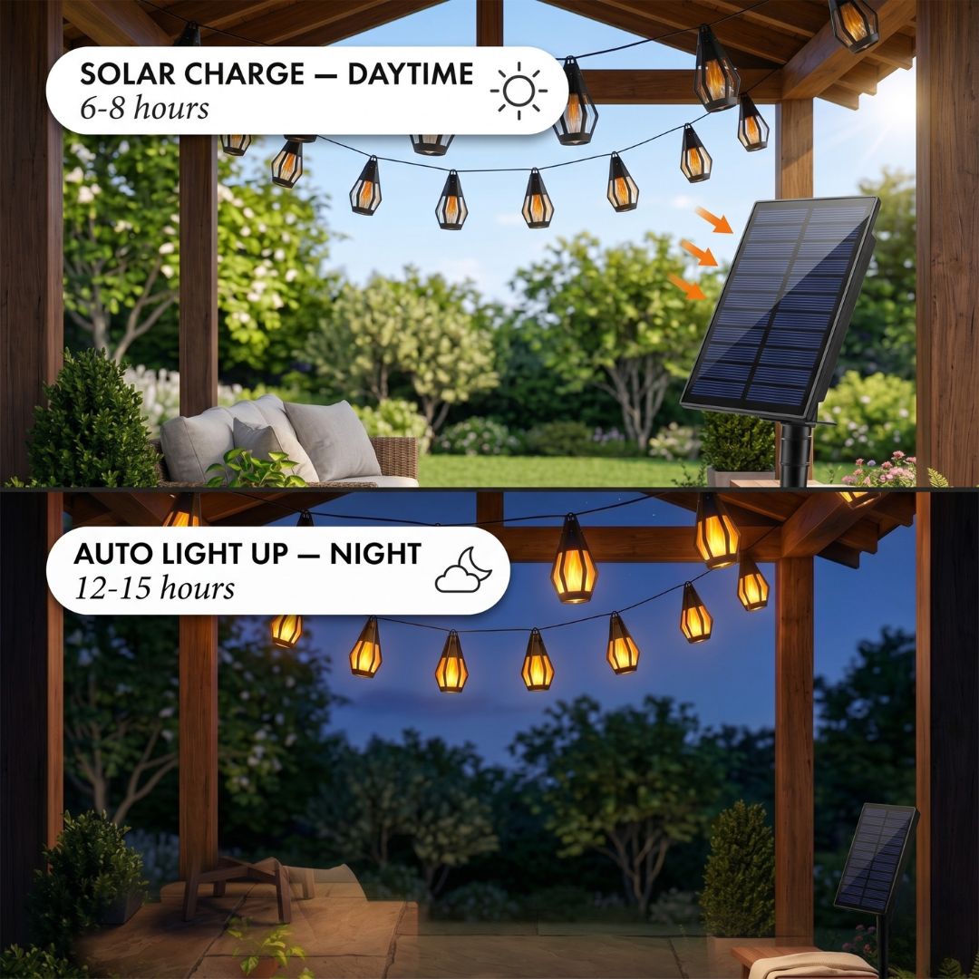 GlowNest - Safe, Real Flame Ambiance for Cozy Outdoor Evenings