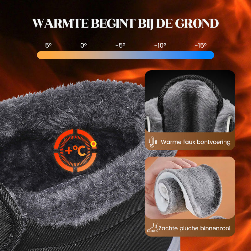 Cozy Waterproof Slip-On Winter Walking Shoes