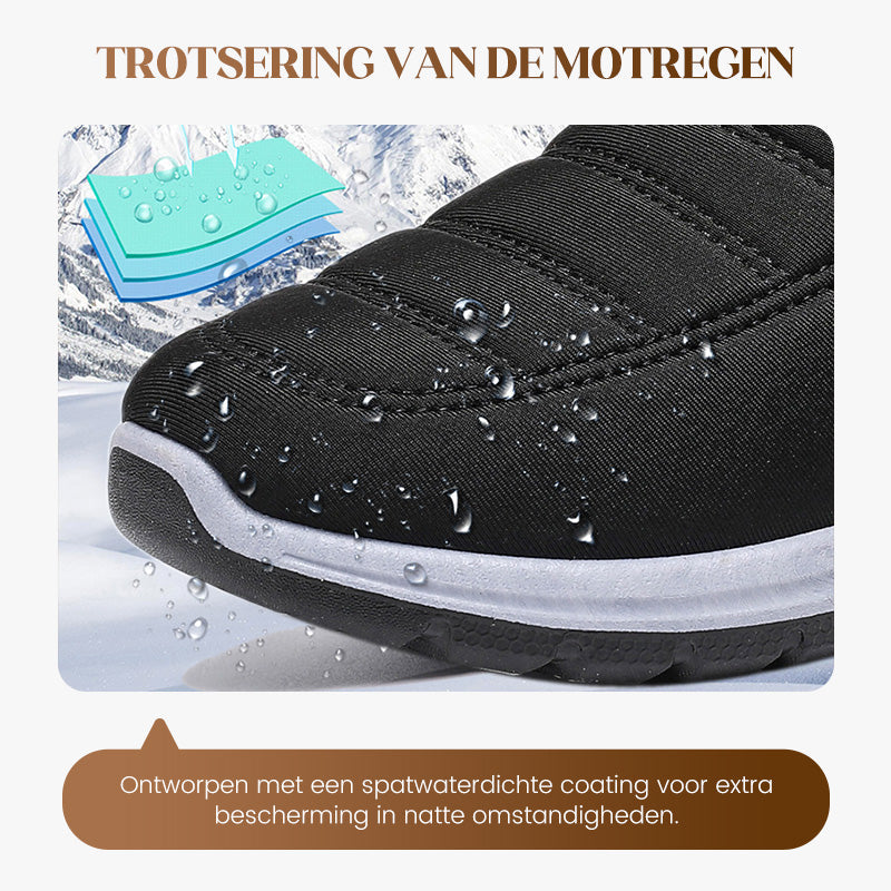 Cozy Waterproof Slip-On Winter Walking Shoes
