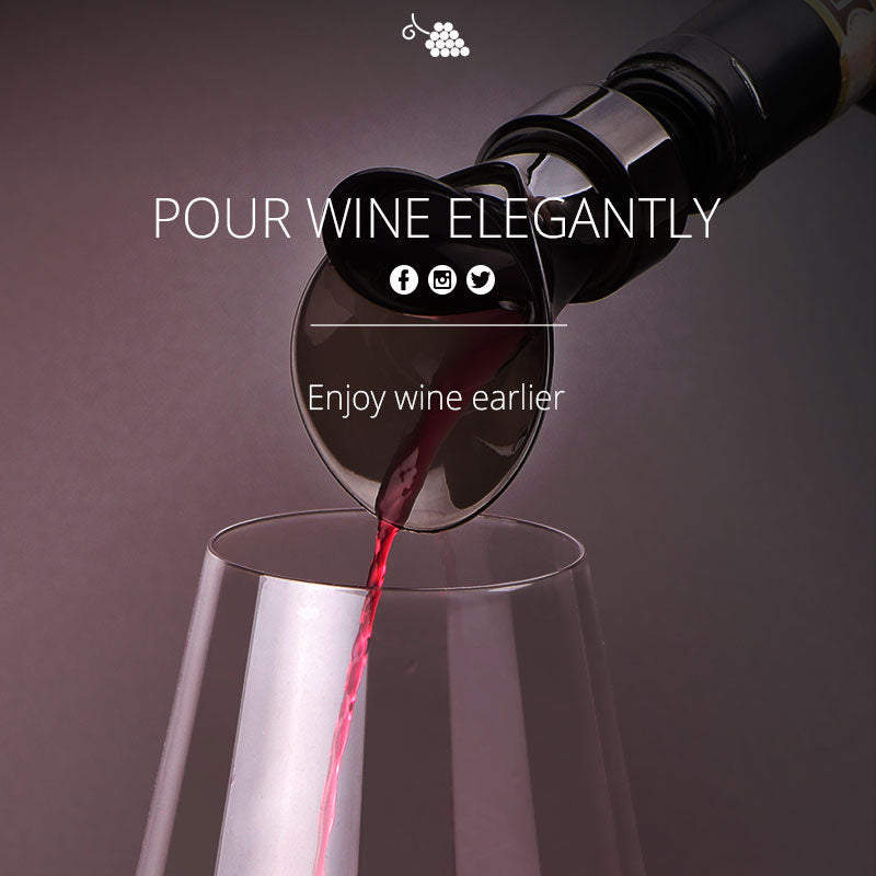 VinoSeal™ - 2-in-1 Red Wine Stopper & Pourer