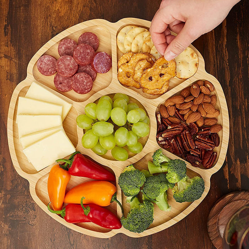 SnackEase™ - Detachable Divided Serving Tray for Snacks