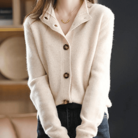 Cozy Cashmere Knit Cardigan