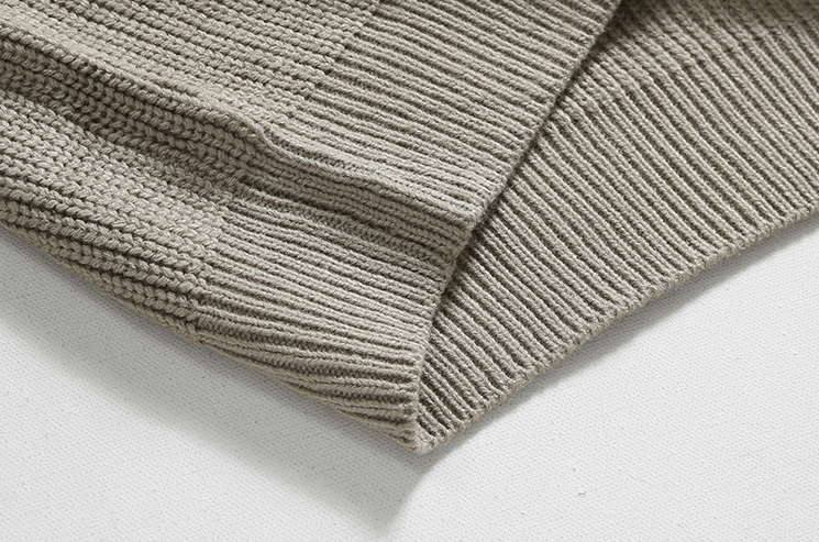 Cozy Knitted Half Zip Sweater with Adjustable Collar