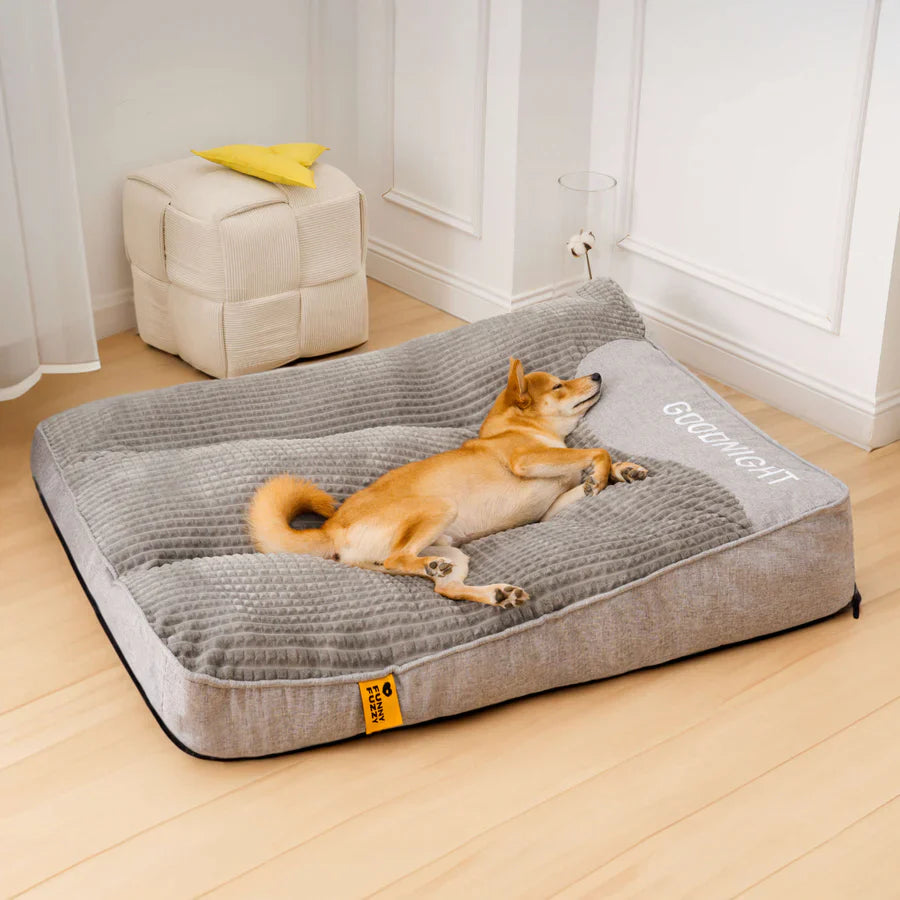 GoodNight™ - Cozy Plush Dog Cushion Bed