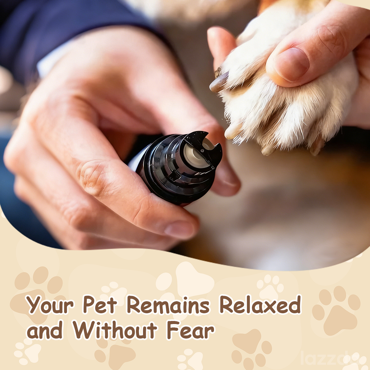 PawSoothe - Quiet Nail Trimmer for Calm, Stress-Free Pet Grooming