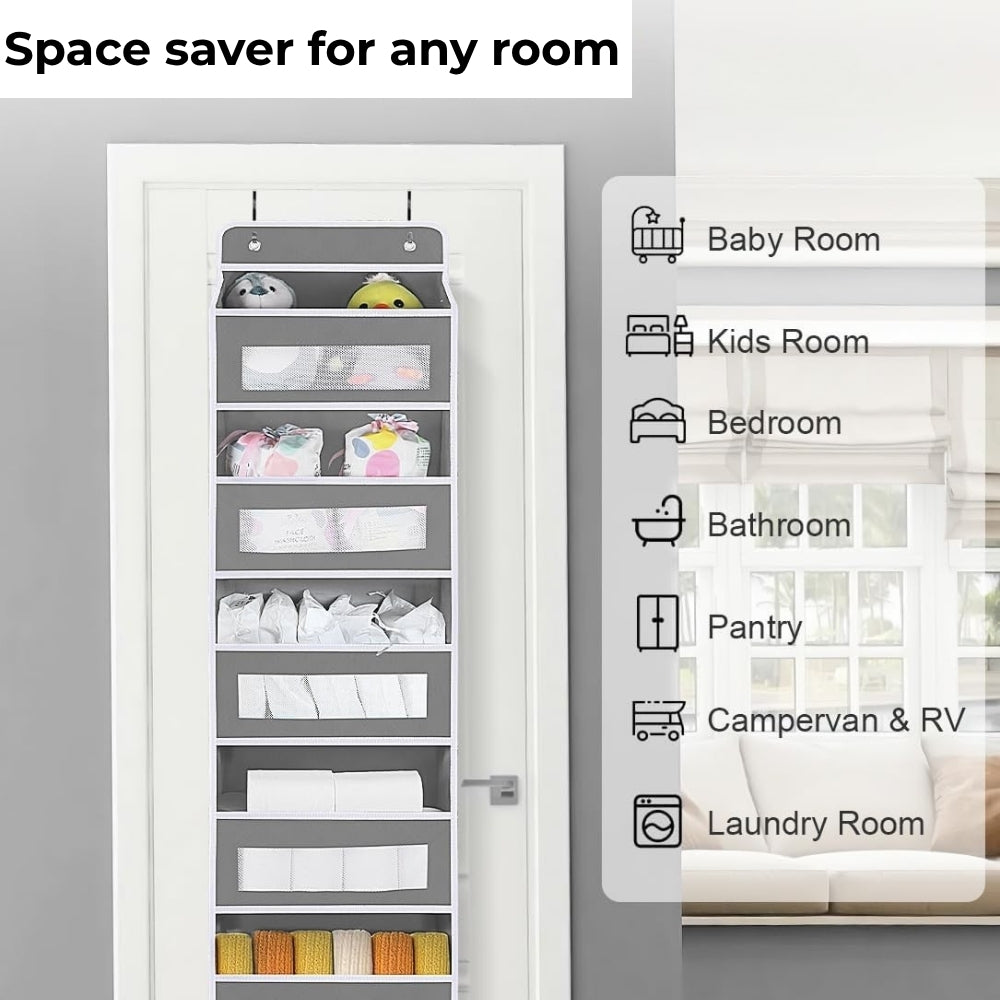 DoorEase - Instantly Clear Clutter with Easy Hanging Door Organizer