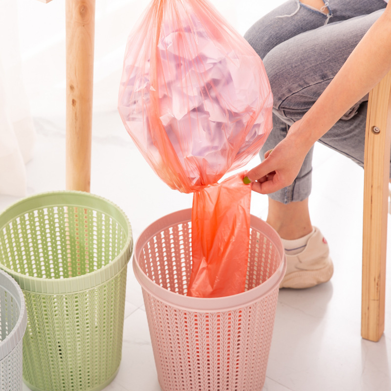 TerraTrash™ - Eco-Friendly Trash Can with Built-In Bag Holder
