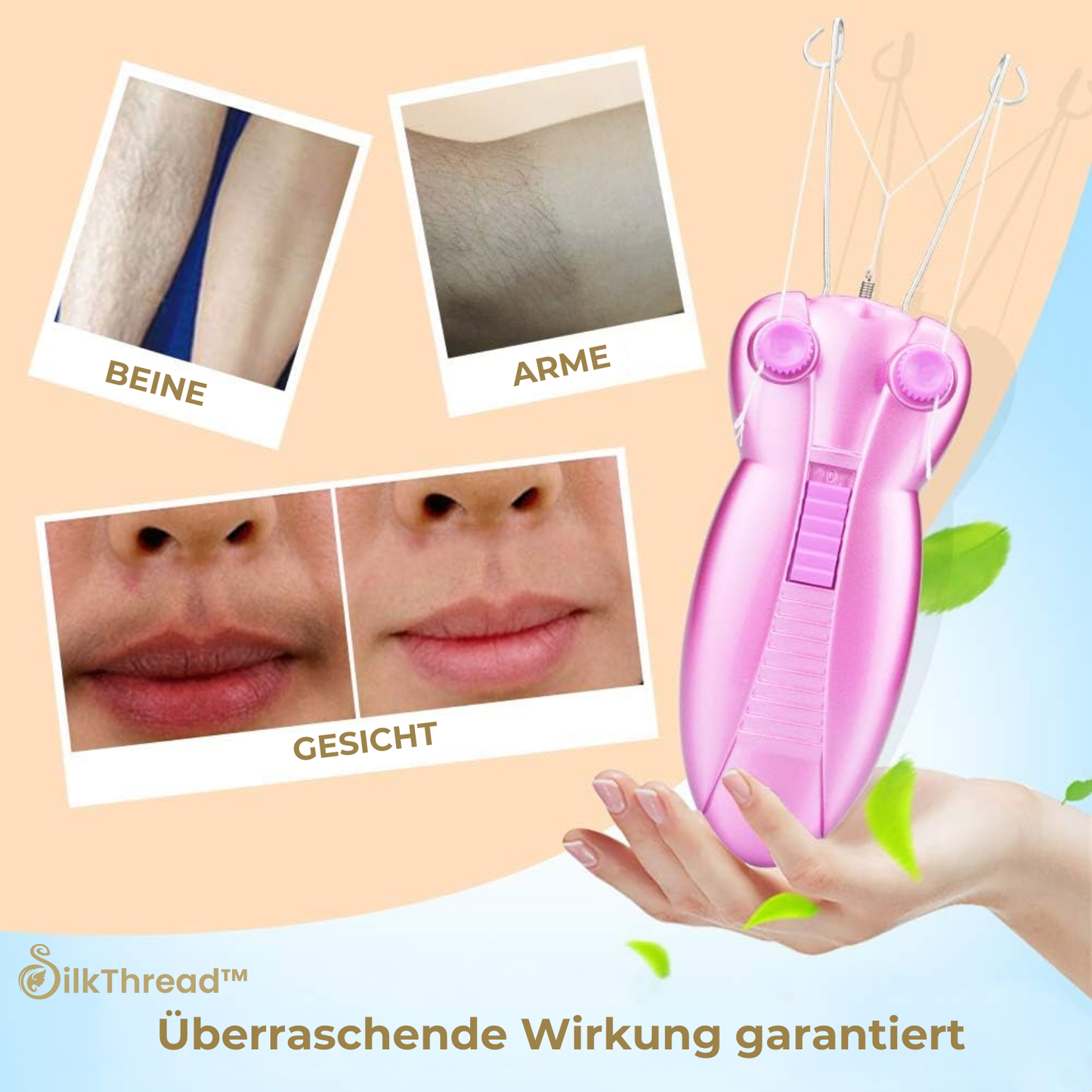 Silk Thread Electric Facial Hair Remover Tool