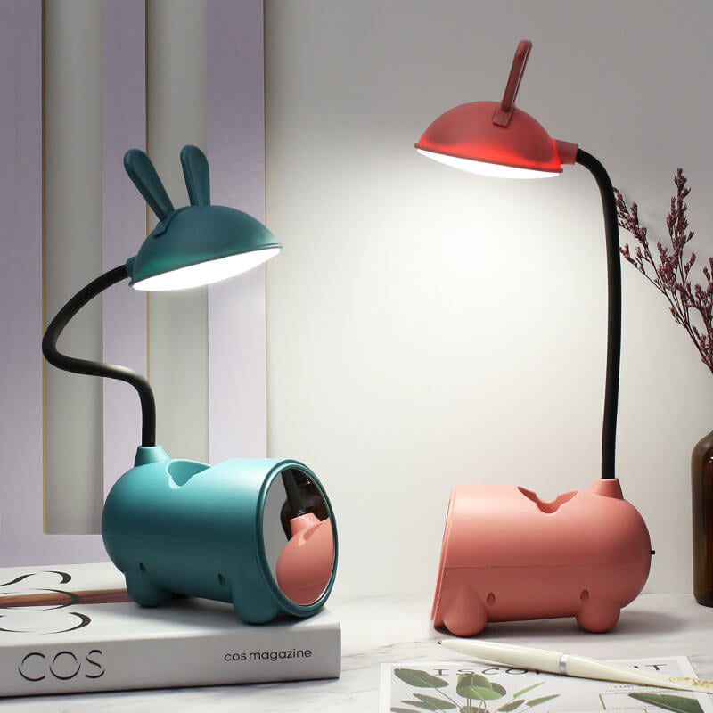 Modern LED Desk Lamp with Pen Holder and Touch Control