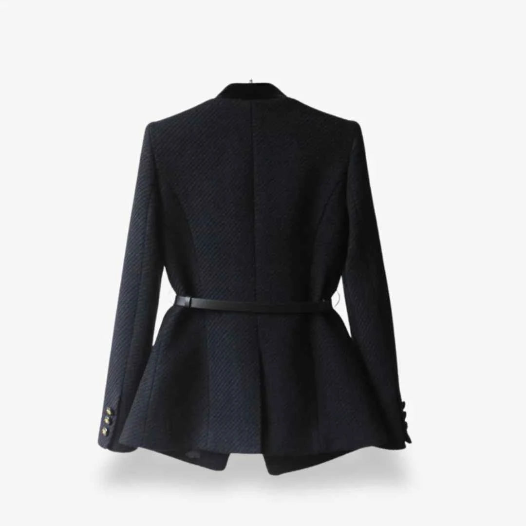 Tailored Tweed Blazer for Chic Office Style