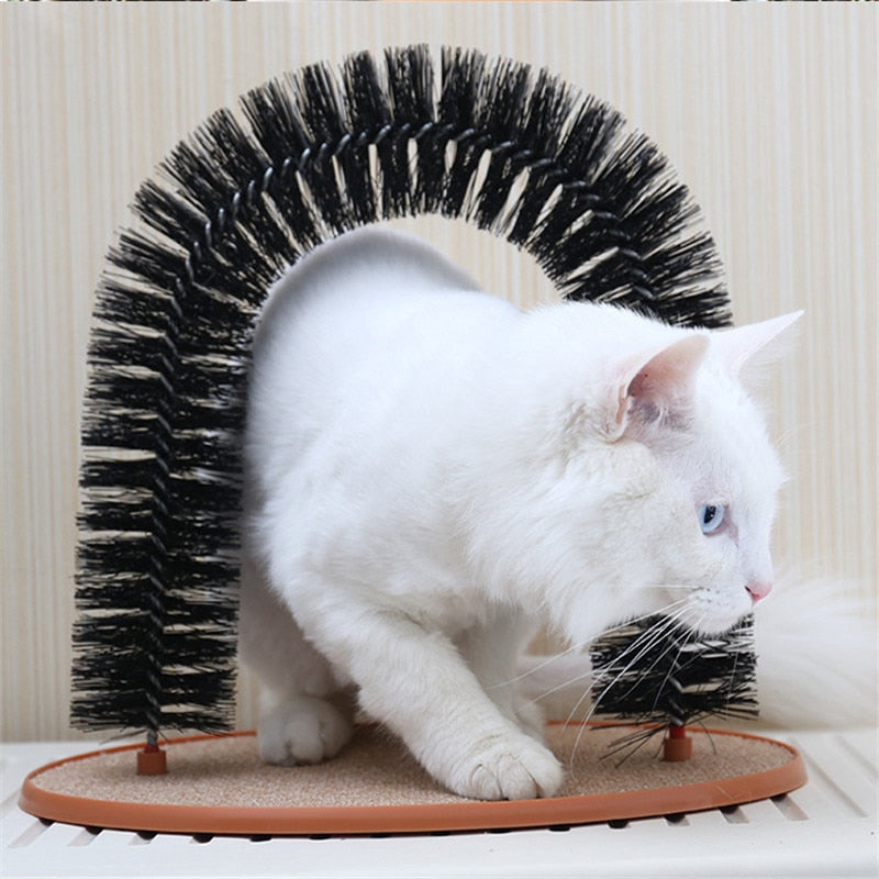 Interactive Cat Scratching Tree with Soothing Massage and Catnip