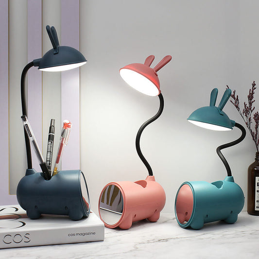 Modern LED Desk Lamp with Pen Holder and Touch Control