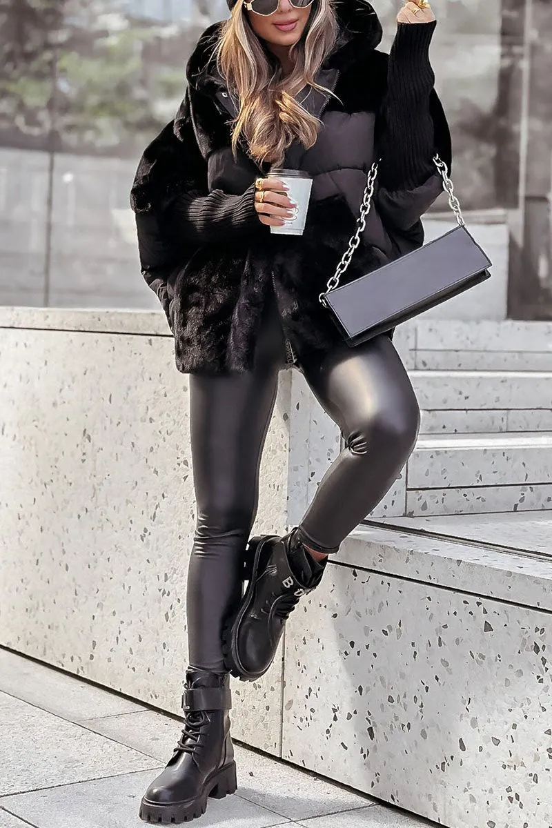 Casual Lined Hooded Jacket for Women