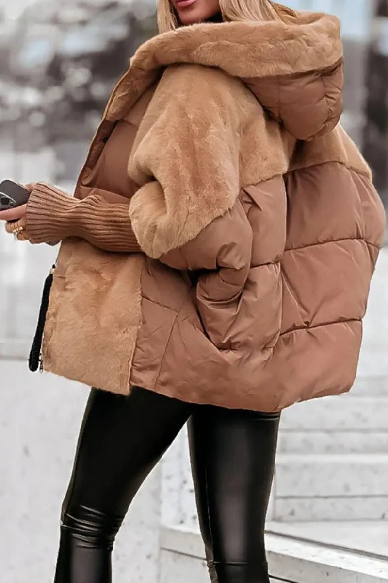 Casual Lined Hooded Jacket for Women