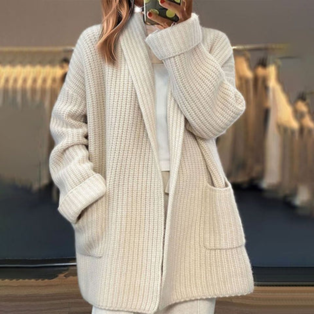 Cozy Wool Blend Cardigan for Women