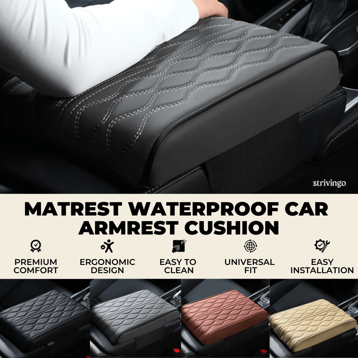Matrest™ - Portable Memory Foam Travel Pillow