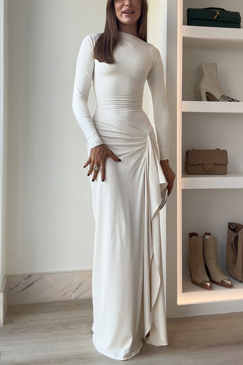 Elegant Flowy Evening Dress